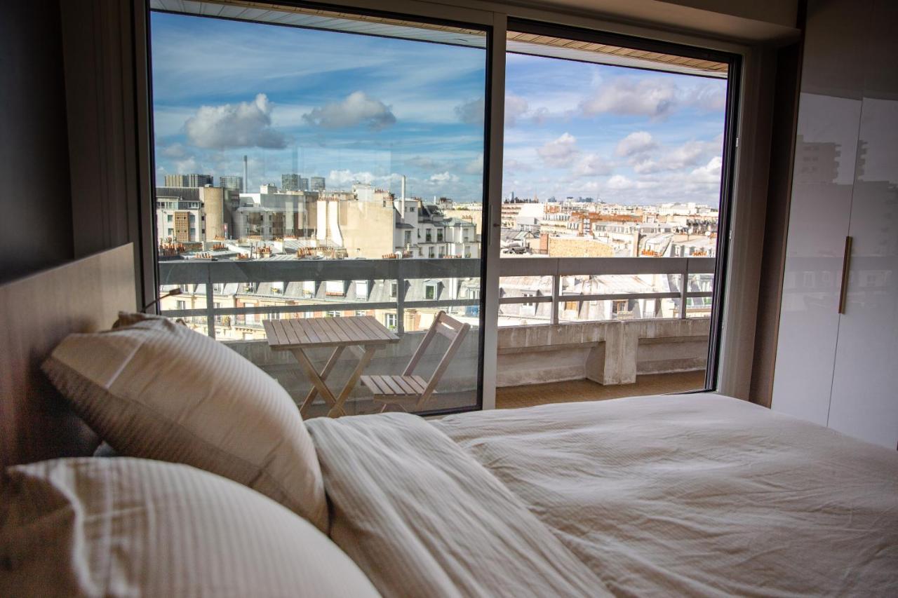 Appartement Vue Tour Eiffel Paris Extérieur photo